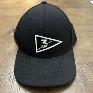 Adidas Rare Black 3 Flag Embroidered Adjustable Snapback Cap Golf Hat‎ Out Stock